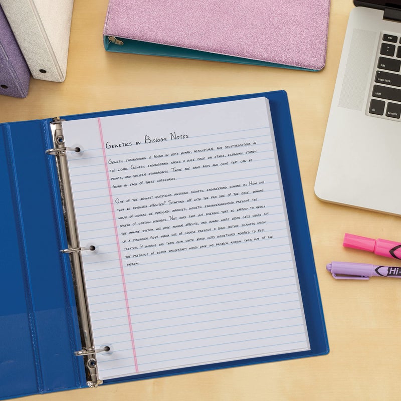 Avery Self-Adhesive Hole Reinforcement Stickers, 1/4"" Diameter Hole Punch Reinforcement Labels, Clear, Non-Printable, 200 Labels Total (5721) - Image 2